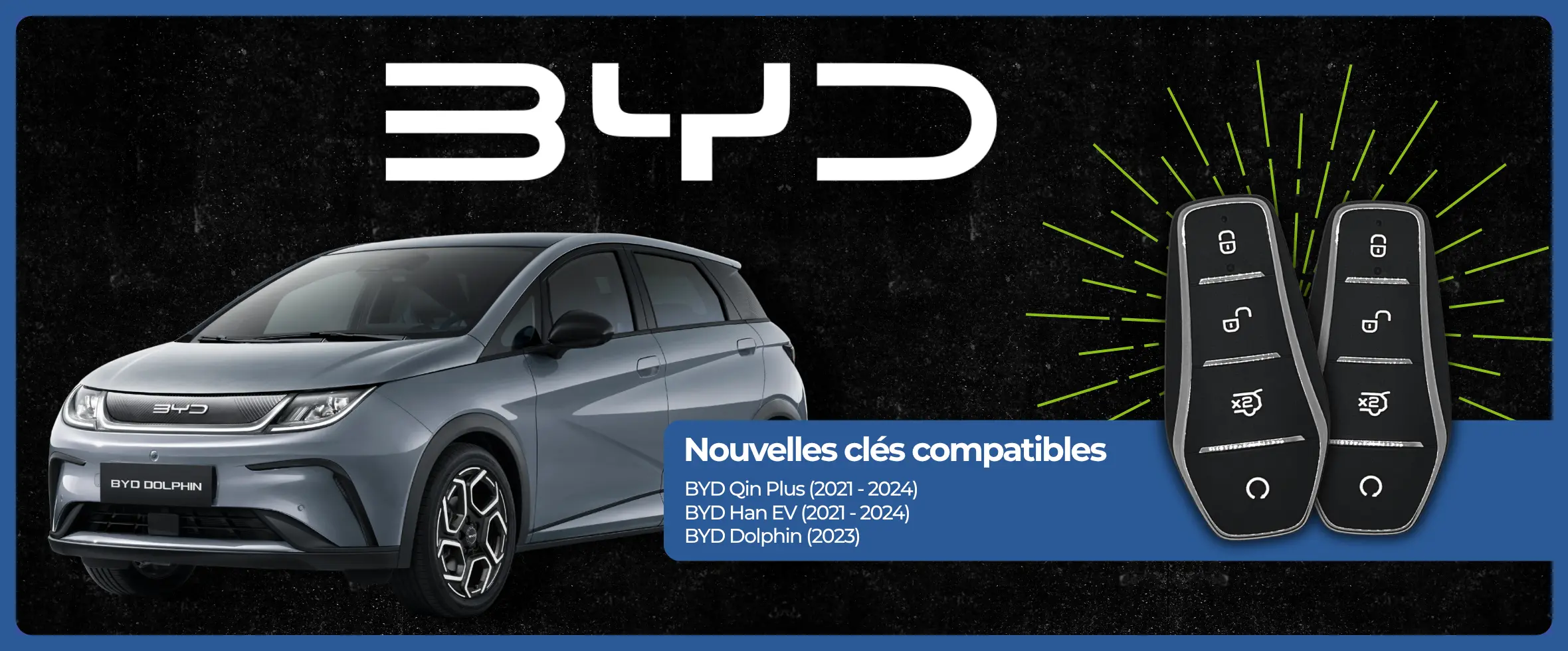 Nouvelles clés BYD